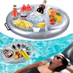 Perfekt oppusteligt poolbakke til drikkevarer | FLOATPLATI