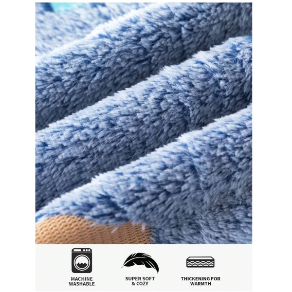 KIDHUG varme hættetæppe