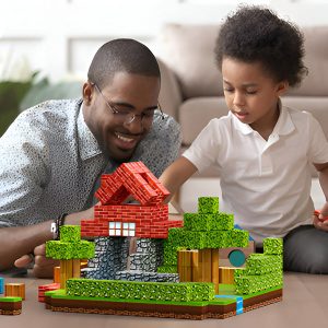 Magnetiske mini-byggeklodser (48 stk) | MAGCRAFTI