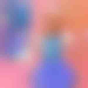 Skinnende LED-nederdel PRINCESS