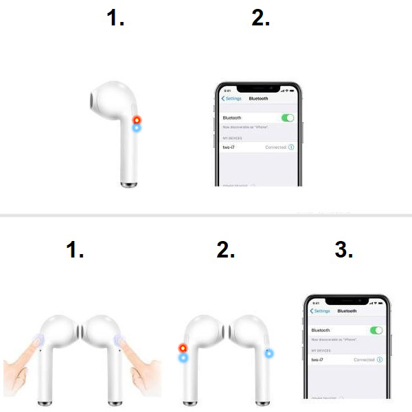 Whitepods trådløse øretelefoner