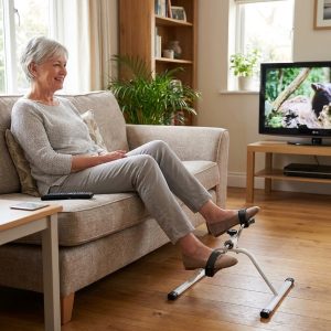 Mini pediatræner til skrivebord, sofa og stol - arme og ben, justerbar modstand, op til 150 kg | PEDALORA